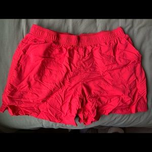 Columbia red shorts